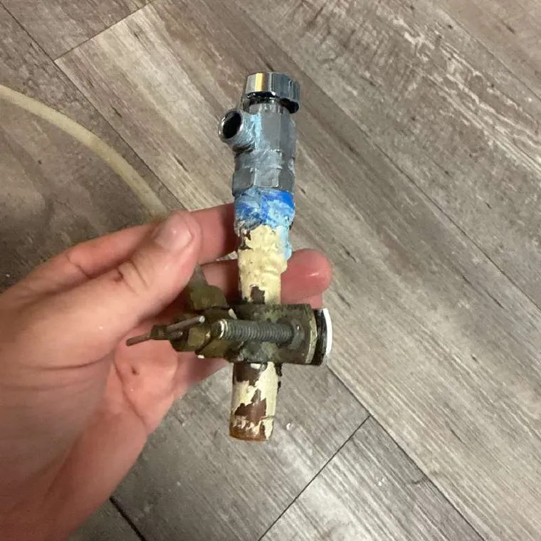 Muskogee plumbing repair with compression stop installation