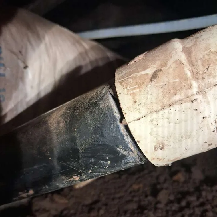 Sewer-line leak assessment below a home in Muskogee, OK