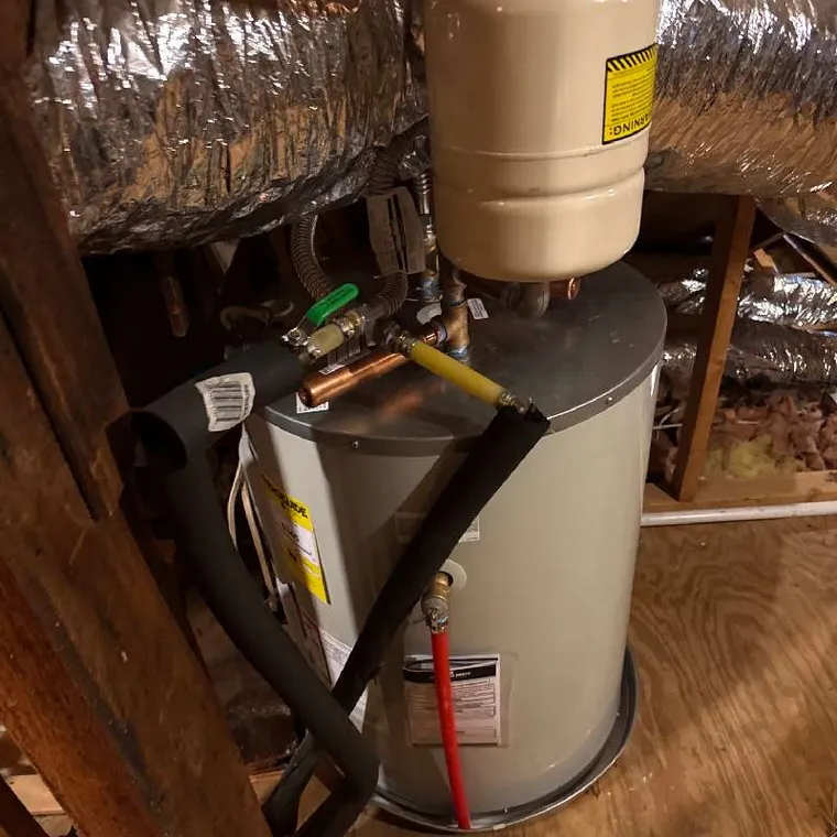 New 40-gallon electric water heater installed in Tahlequah