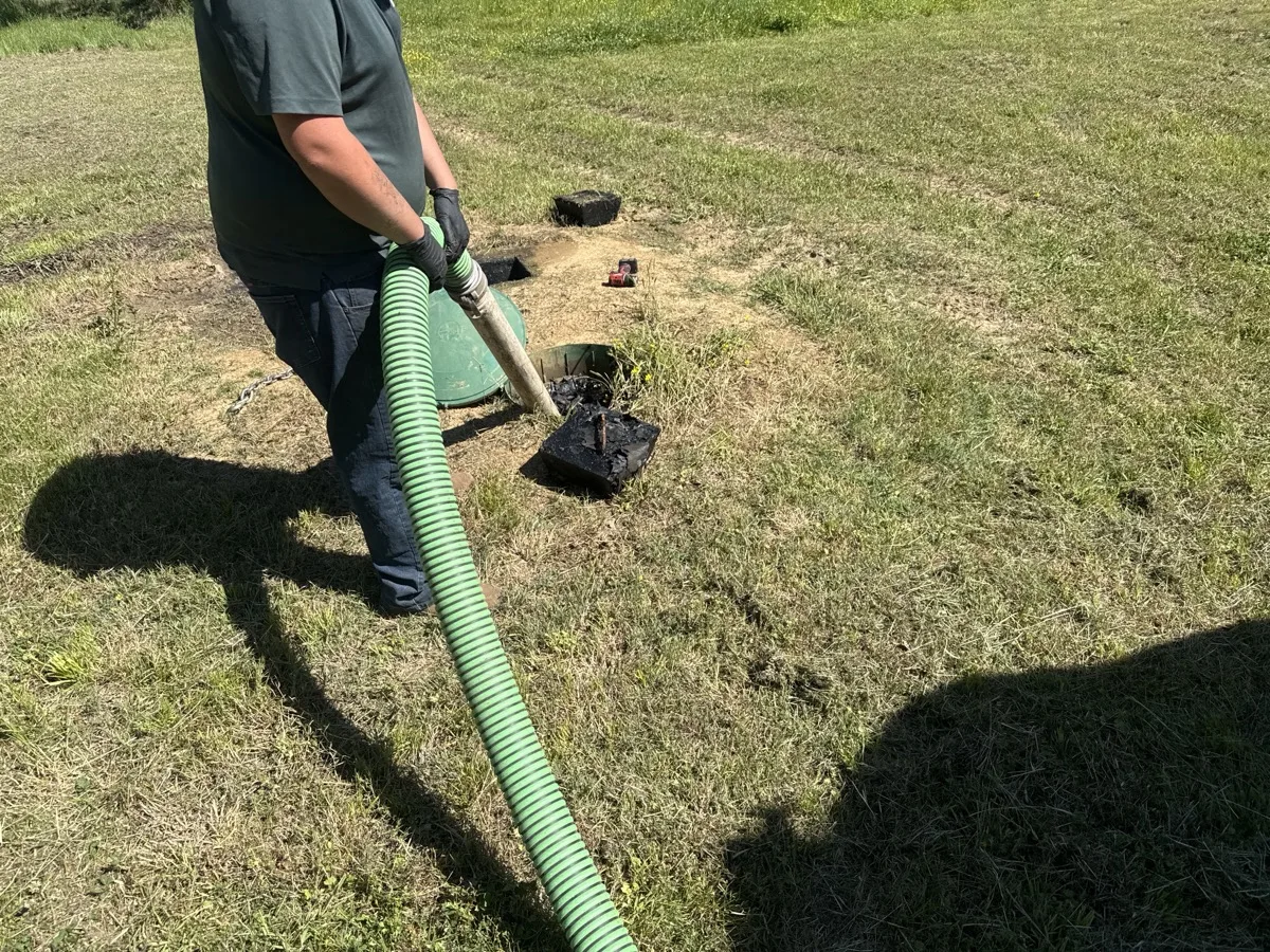 Clog Hunter septic service work near Sallisaw, Oklahoma