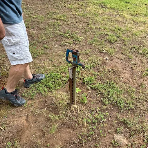 Clog Hunter servicing a well pump in an Eastern Oklahoma yard